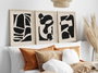 Wallity Huhu201 - Set de 3 Pinturas Decorativas en MDF de 35 x 50 cm